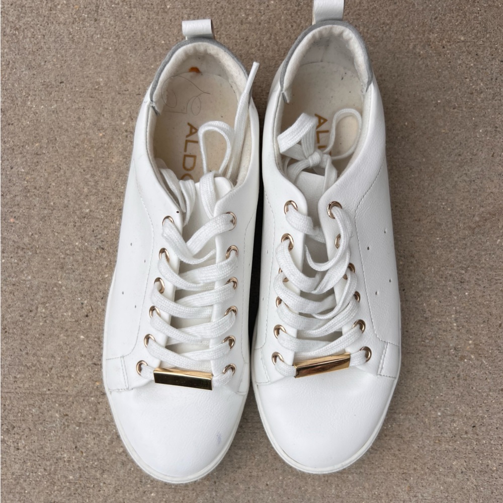 White sneakers